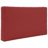 Coussin de canapé d'extérieur 2 pcs Bordeaux Polyester 531572531572