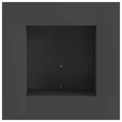 Foyer de cheminée Noir 60 x 60 x 30 cm Acier 531573531573