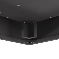 Foyer de cheminée Noir 60 x 60 x 30 cm Acier 531573531573