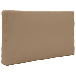 Coussin de canapé d'extérieur 2 pcs Taupe Polyester 531574531574