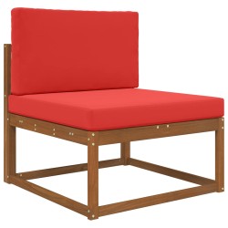 Coussin de canapé d'extérieur 2 pcs Rouge Polyester 531576531576