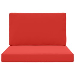 Coussin de canapé d'extérieur 2 pcs Rouge Polyester 531576531576