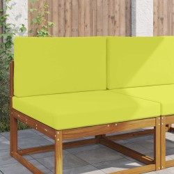 Coussin de canapé d'extérieur 2 pcs Vert Polyester 531577531577