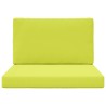 Coussin de canapé d'extérieur 2 pcs Vert Polyester 531577531577
