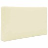 Coussin de canapé d'extérieur 2 pcs Crème Polyester 531581531581