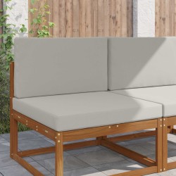 Coussin de canapé d'extérieur 2 pcs Gris Polyester 531582531582