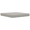 Coussin de canapé d'extérieur 2 pcs Gris Polyester 531582531582