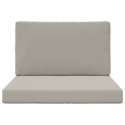 Coussin de canapé d'extérieur 2 pcs Gris Polyester 531582531582