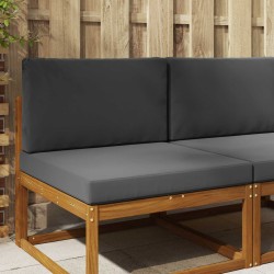 Coussin de canapé d'extérieur 2 pcs Anthracite Polyester 531586531586