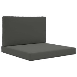 Coussin de canapé d'extérieur 2 pcs Anthracite Polyester 531586531586