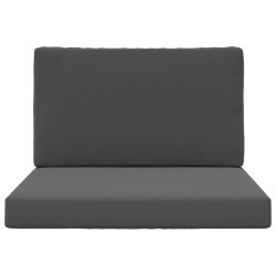 Coussin de canapé d'extérieur 2 pcs Anthracite Polyester 531586531586