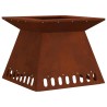 Foyer de cheminée Marron 48 x 48 x 40 cm Acier patiné 531587531587