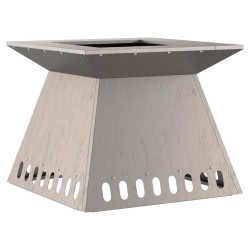 Foyer de cheminée Marron 48 x 48 x 40 cm Acier patiné 531587531587