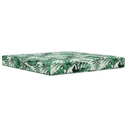 Coussin de canapé d'extérieur Motif feuille 80 x 80 x 8 cm 531591531591