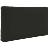 Coussin de canapé d'extérieur 2 pcs Noir Polyester 531609531609