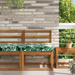 Coussin de canapé d'extérieur Motif feuille 60 x 60 x 8 cm 531613531613