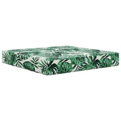 Coussin de canapé d'extérieur Motif feuille 60 x 60 x 8 cm 531613531613