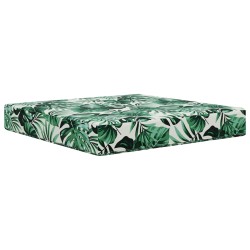 Coussin de canapé d'extérieur Motif feuille 60 x 60 x 8 cm 531613531613