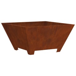 Braise Marron 80 x 80 x 40 cm Acier patiné 531615531615