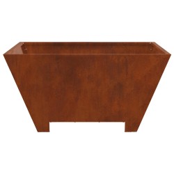 Braise Marron 80 x 80 x 40 cm Acier patiné 531615531615