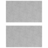 Nez de marche Rectangulaire 2 pcs Argenté 50 x 30 cm Aluminium 531617531617