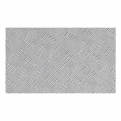 Nez de marche Rectangulaire 2 pcs Argenté 50 x 30 cm Aluminium 531617531617
