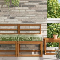 Coussin de canapé d'extérieur Modèle feuille 60 x 60 x 8 cm 531627531627