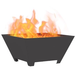 Braise Noir 60 x 60 x 30 cm Acier 531631531631