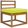 Coussin de canapé d'extérieur Vert 60 x 60 x 8 cm Polyester 531632531632