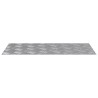 Nez de marche Rectangulaire 2 pcs Argenté 60 x 30 cm Aluminium 531640531640