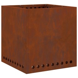 Foyer sans fumée Marron 48 x 48 x 50 cm Acier patiné 531646531646