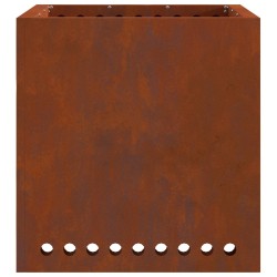 Foyer sans fumée Marron 48 x 48 x 50 cm Acier patiné 531646531646