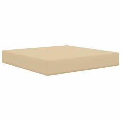 Coussin de canapé d'extérieur Beige 60 x 60 x 8 cm Polyester 531647531647