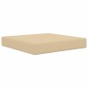 Coussin de canapé d'extérieur Beige 60 x 60 x 8 cm Polyester 531647531647