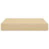 Coussin de canapé d'extérieur Beige 60 x 60 x 8 cm Polyester 531647531647