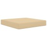 Coussin de canapé d'extérieur Beige 60 x 60 x 8 cm Polyester 531647531647