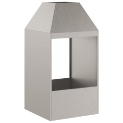Braise Marron 50 x 50 x 100 cm Acier patiné 531650531650