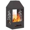 Braise Noir 50 x 50 x 100 cm Acier 531651531651