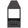 Braise Noir 50 x 50 x 100 cm Acier 531651531651