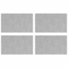 Nez de marche Rectangulaire 4 pcs Argenté 50 x 30 cm Aluminium 531652531652