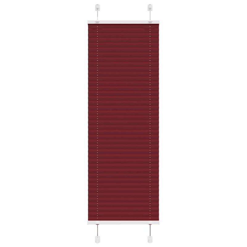 Store plissé rouge bordeaux 45x100 cm largeur du tissu 44,4 cm 531660531660