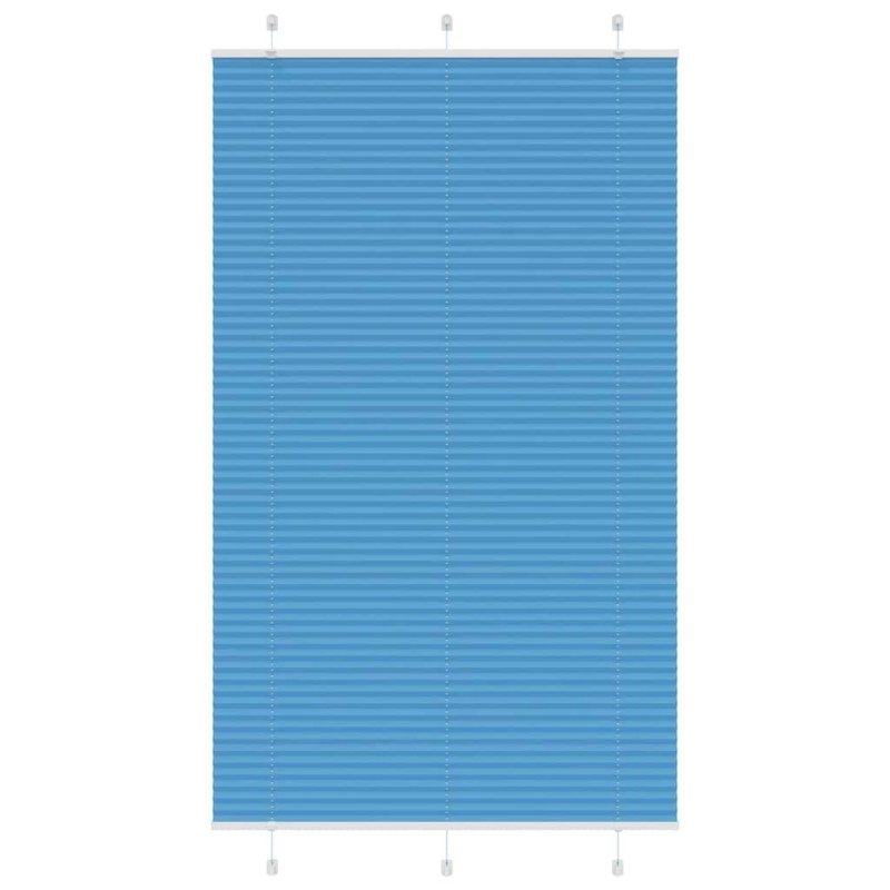 Store plissé bleu 120x200 cm largeur du tissu 119,4cm polyester 531665531665