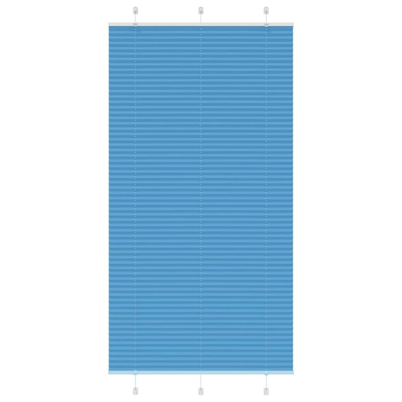 Store plissé bleu 110x200 cm largeur du tissu 109,4cm polyester 531667531667
