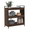 Chariot de cuisine chêne marron 70x30x82 cm bois d'ingénierie 531679531679