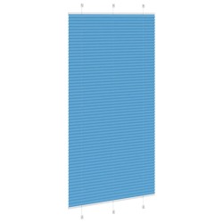 Store plissé bleu 105x200 cm largeur du tissu 104,4cm polyester 531680531680