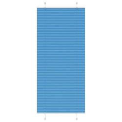 Store plissé bleu 95x200 cm largeur du tissu 94,4 cm polyester 531681531681