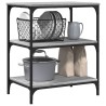 Chariot de cuisine sonoma gris 60x41x76 cm bois d'ingénierie 531682531682