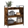 Chariot de cuisine chêne fumé 70x30x82 cm bois d'ingénierie 531685531685