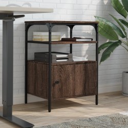 Support d'imprimante à 3 niveaux chêne marron 50x40x76 cm 531686531686