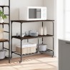 Chariot de cuisine chêne marron 100x50x95 cm bois d'ingénierie 531688531688
